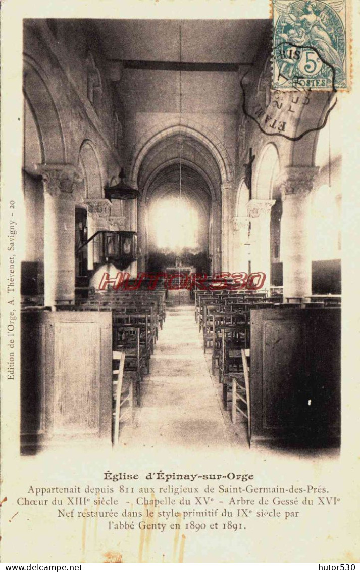 CPA EPINAY SUR ORGE - ESSONNE - L'EGLISE - Epinay-sur-Orge