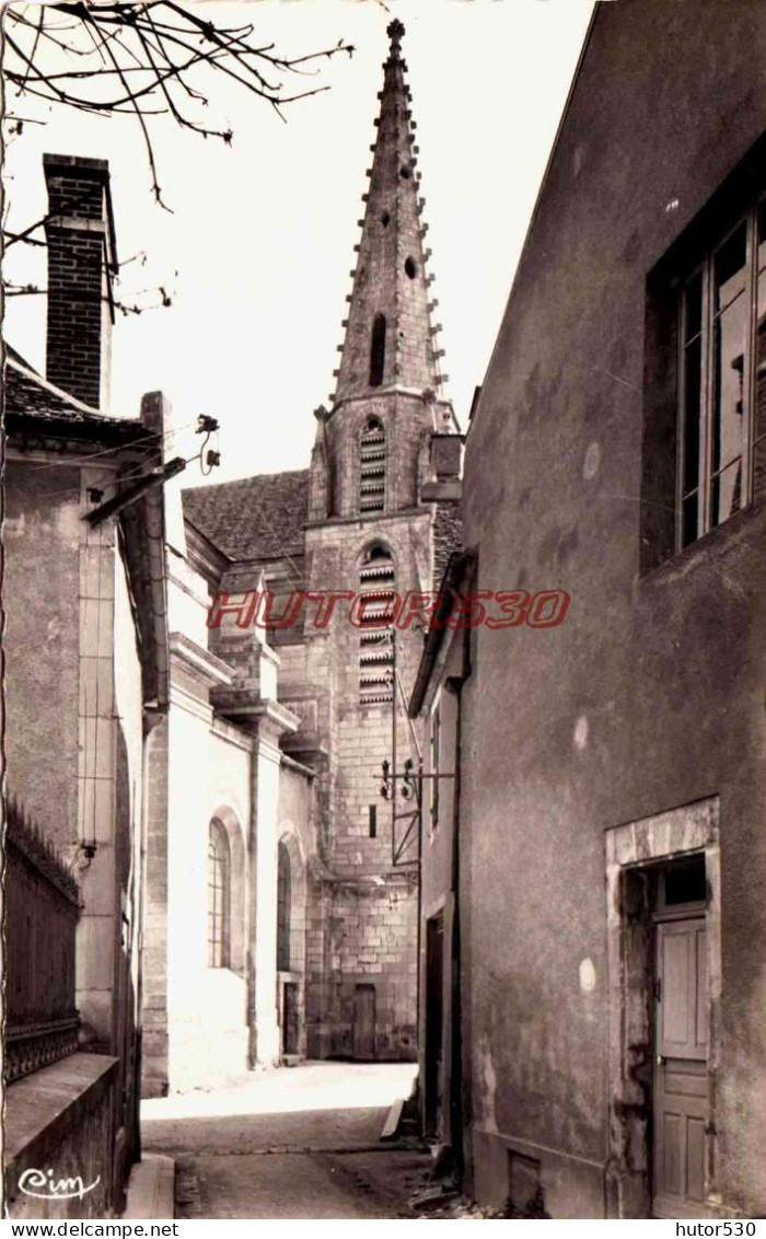 CPSM COULANGES LA VINEUSE - YONNE - L'EGLISE - Coulanges La Vineuse