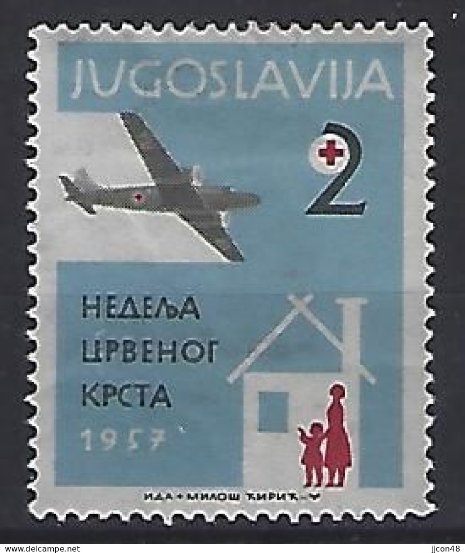 Jugoslavia 1957  Zwangszuschlagsmarken (*) MM  Mi.18 - Wohlfahrtsmarken