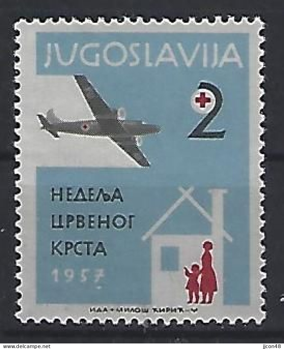 Jugoslavia 1957  Zwangszuschlagsmarken (**) MNH  Mi.18 - Wohlfahrtsmarken