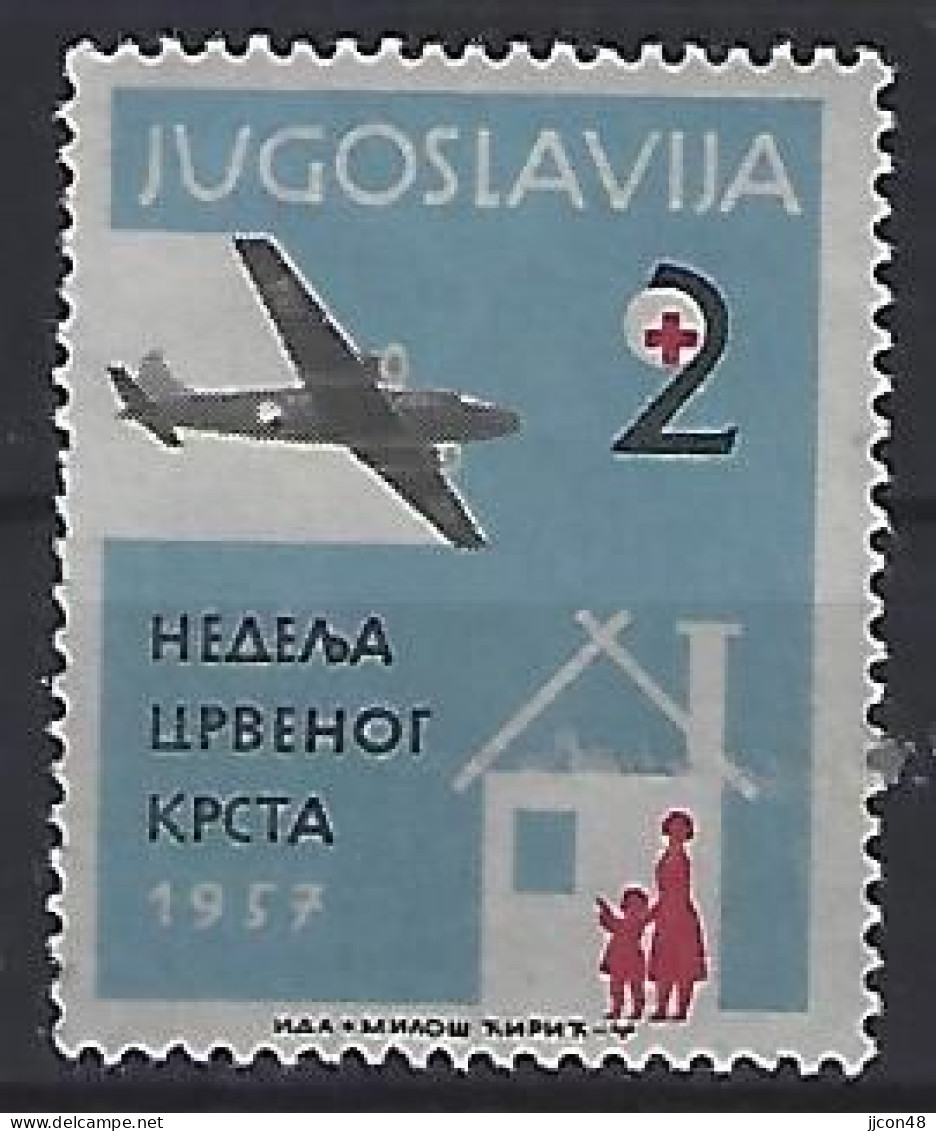 Jugoslavia 1957  Zwangszuschlagsmarken (**) MNH  Mi.18 - Wohlfahrtsmarken