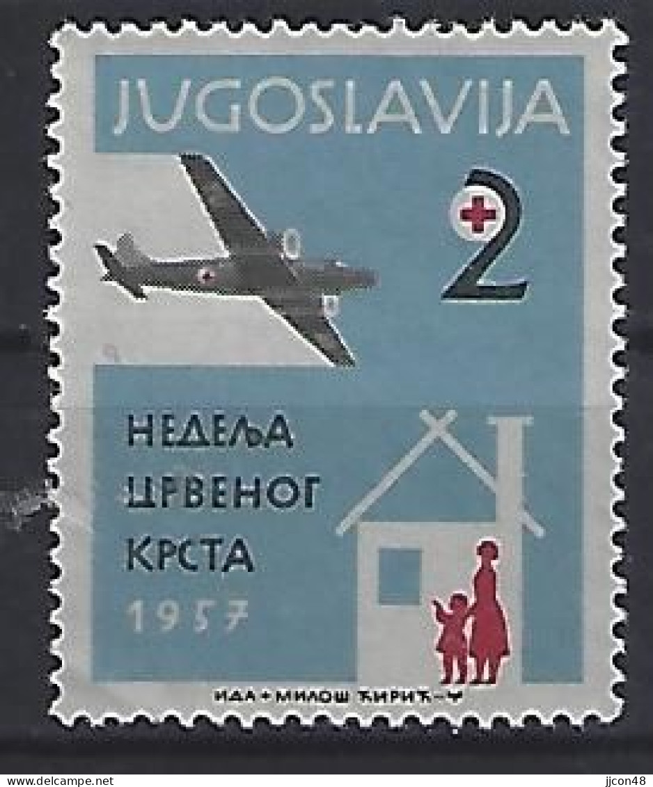 Jugoslavia 1957  Zwangszuschlagsmarken (**) MNH  Mi.18 - Beneficiencia (Sellos De)