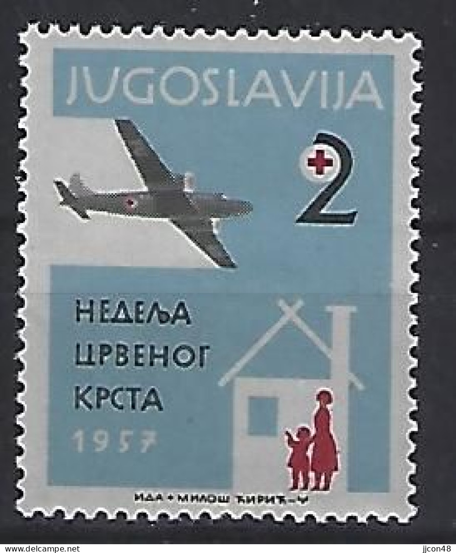 Jugoslavia 1957  Zwangszuschlagsmarken (*) MM  Mi.18 - Beneficenza