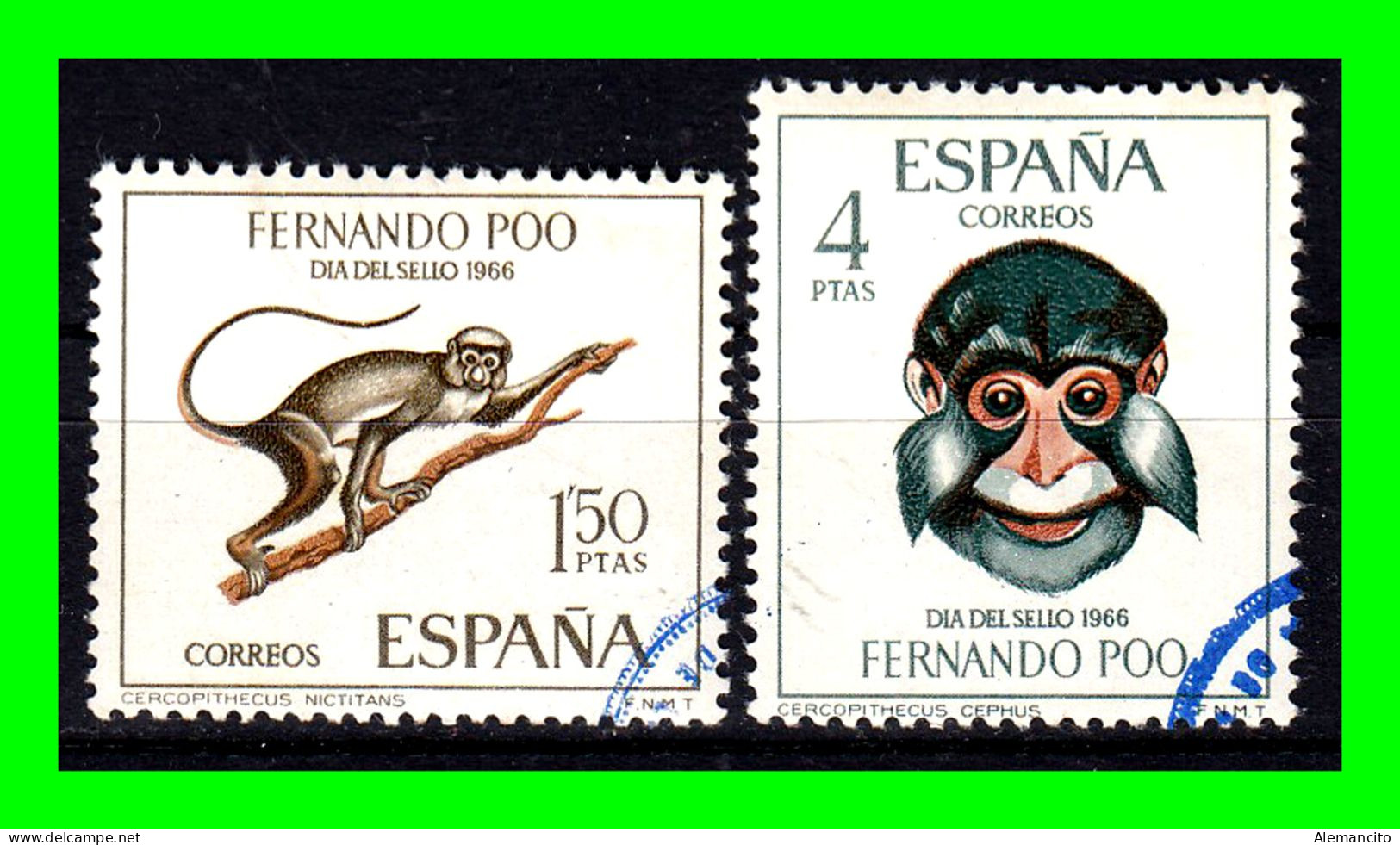 FERNANDO POO COLONIA ESPAÑOLA ( ESPAÑA ) .-  SELLOS  AÑOS 1966 .- - Fernando Po