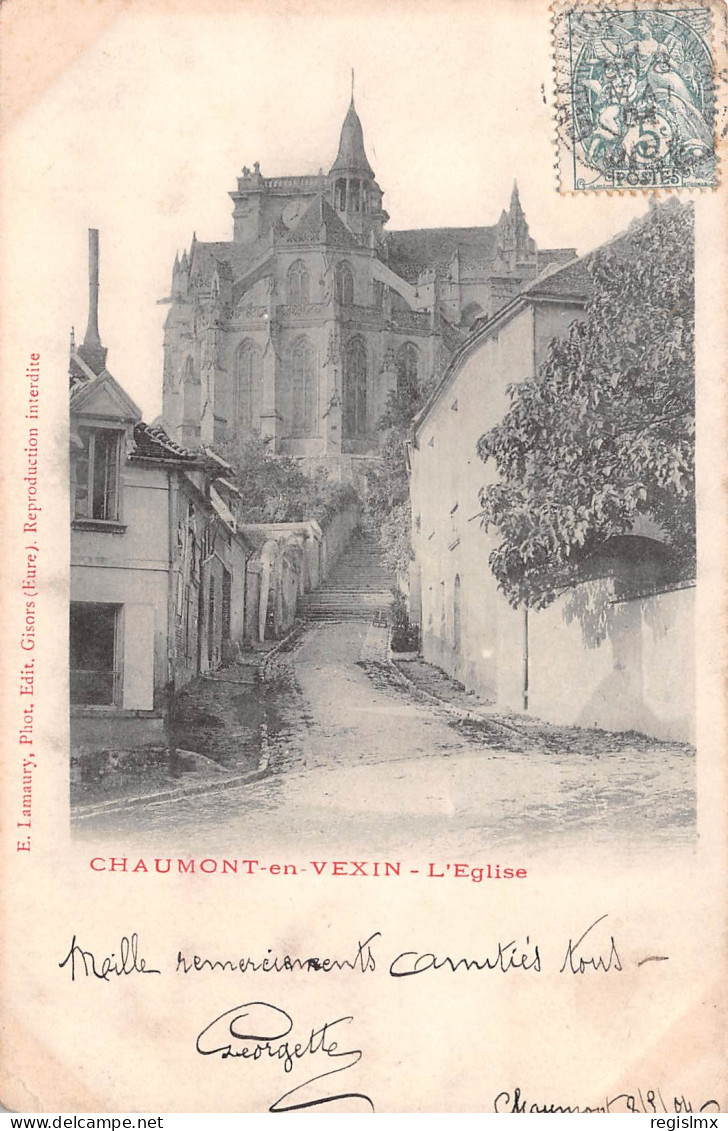 60-CHAUMONT EN VEXIN-N°T2603-A/0057 - Chaumont En Vexin