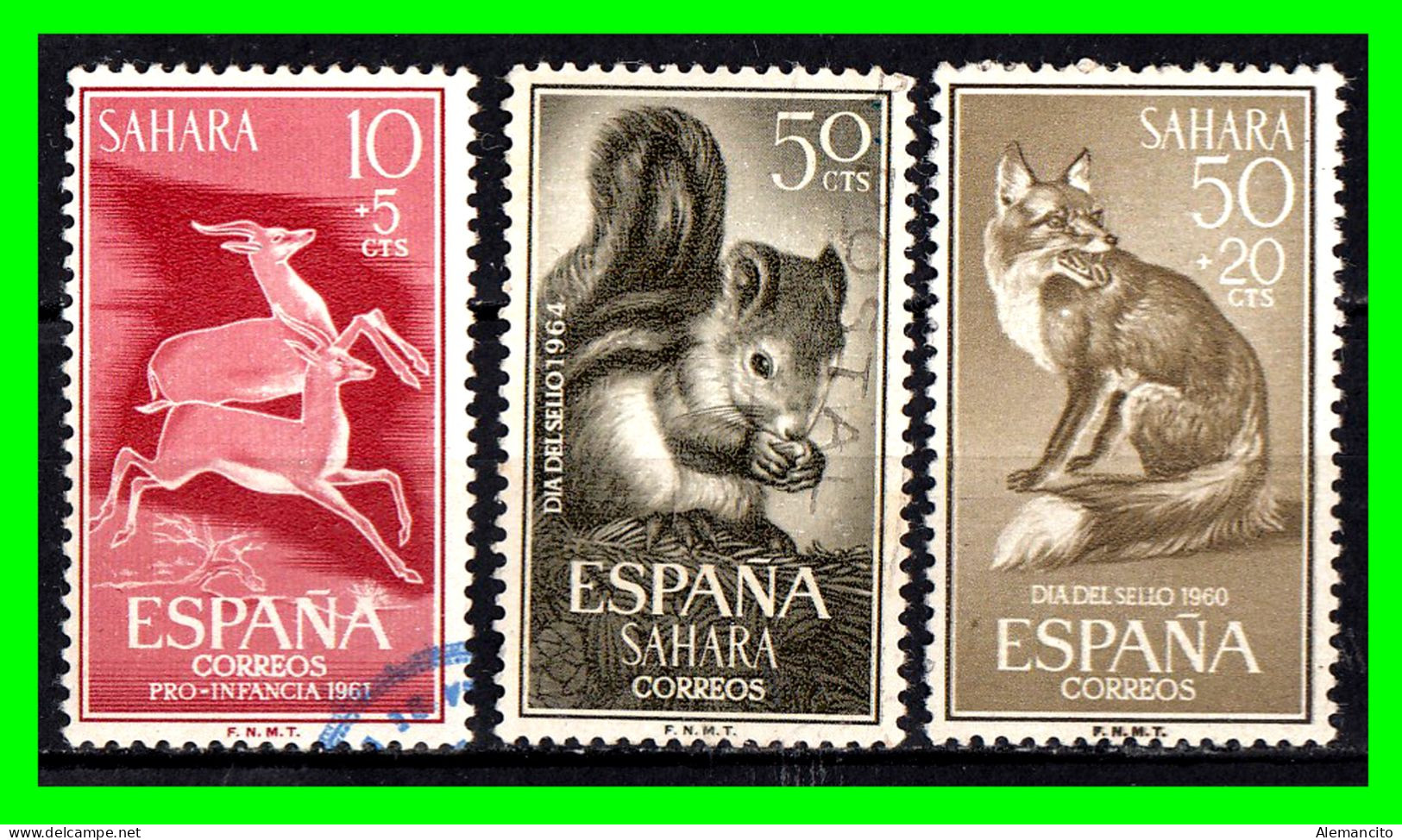 SAHARA COLONIA ESPAÑOLA ( ESPAÑA ) .-  SELLOS  AÑOS 1943 - 65  .- - Spaanse Sahara