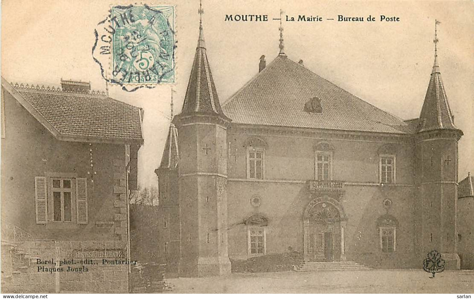 25 ♥ MOUTHE ♥ La Mairie , Bureau De Poste , * 466 30 - Mouthe