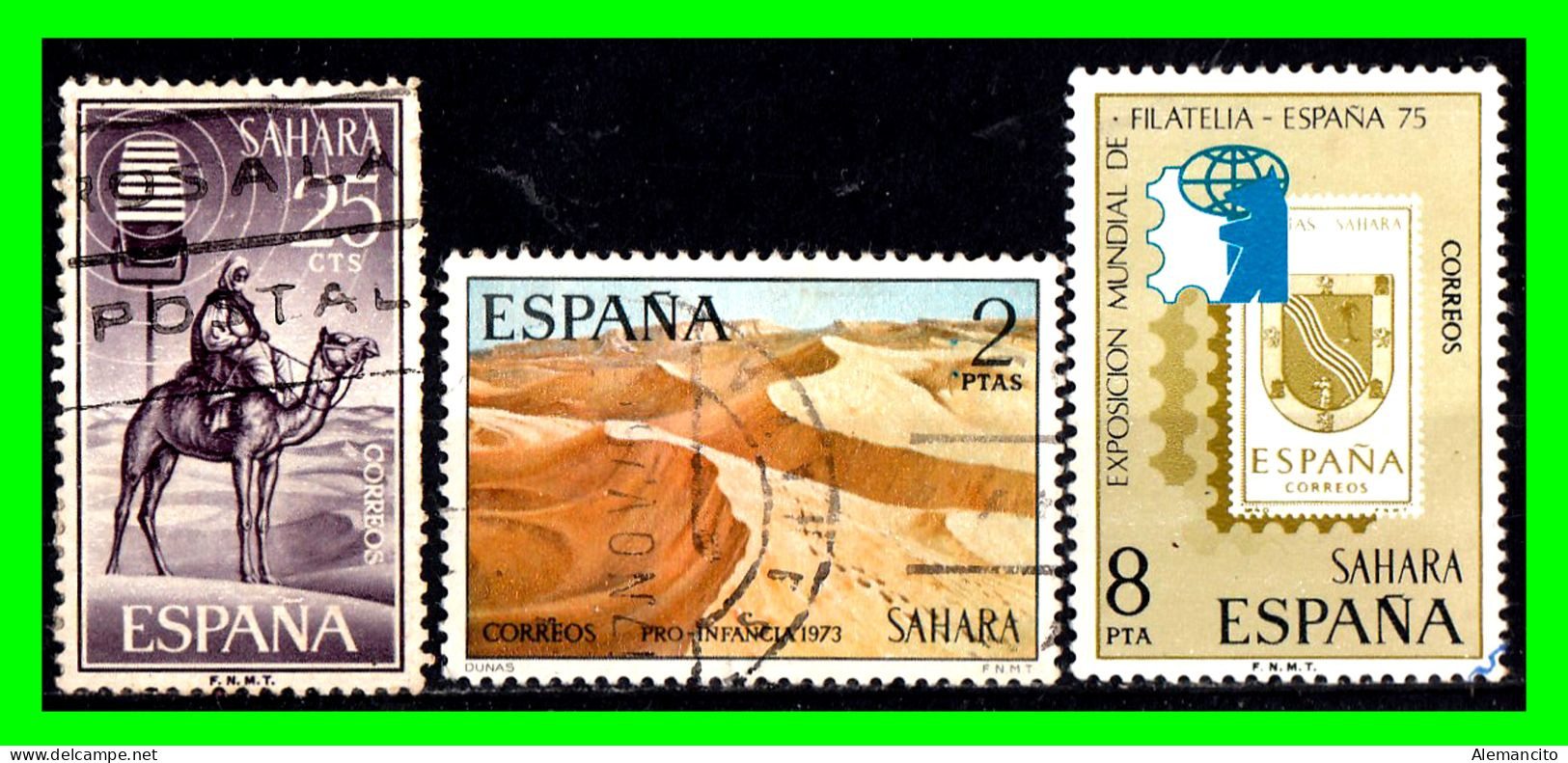 SAHARA COLONIA ESPAÑOLA ( ESPAÑA ) .-  SELLOS  AÑOS 1943 - 65  .- - Sahara Espagnol