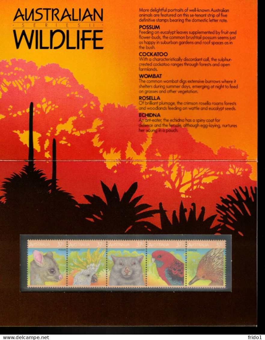 Australia 1987 Animals - Australian Wildlife Presentation Pack - Presentation Packs