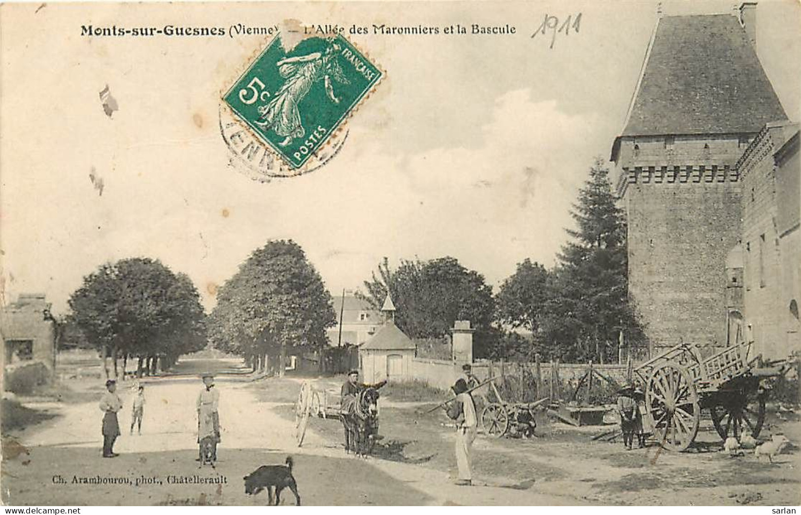 86 ♥ MONTS SUR GUESNES ♥ Allée Des Maronniers Et La Bascule ( Ane ) , * 467 81 - Monts Sur Guesnes