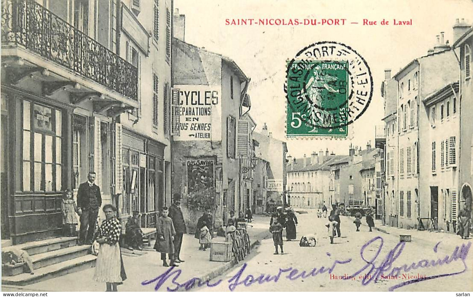 54 ♥ ST NICOLAS DU PORT ♥ Rue De Laval , * 468 37 - Saint Nicolas De Port