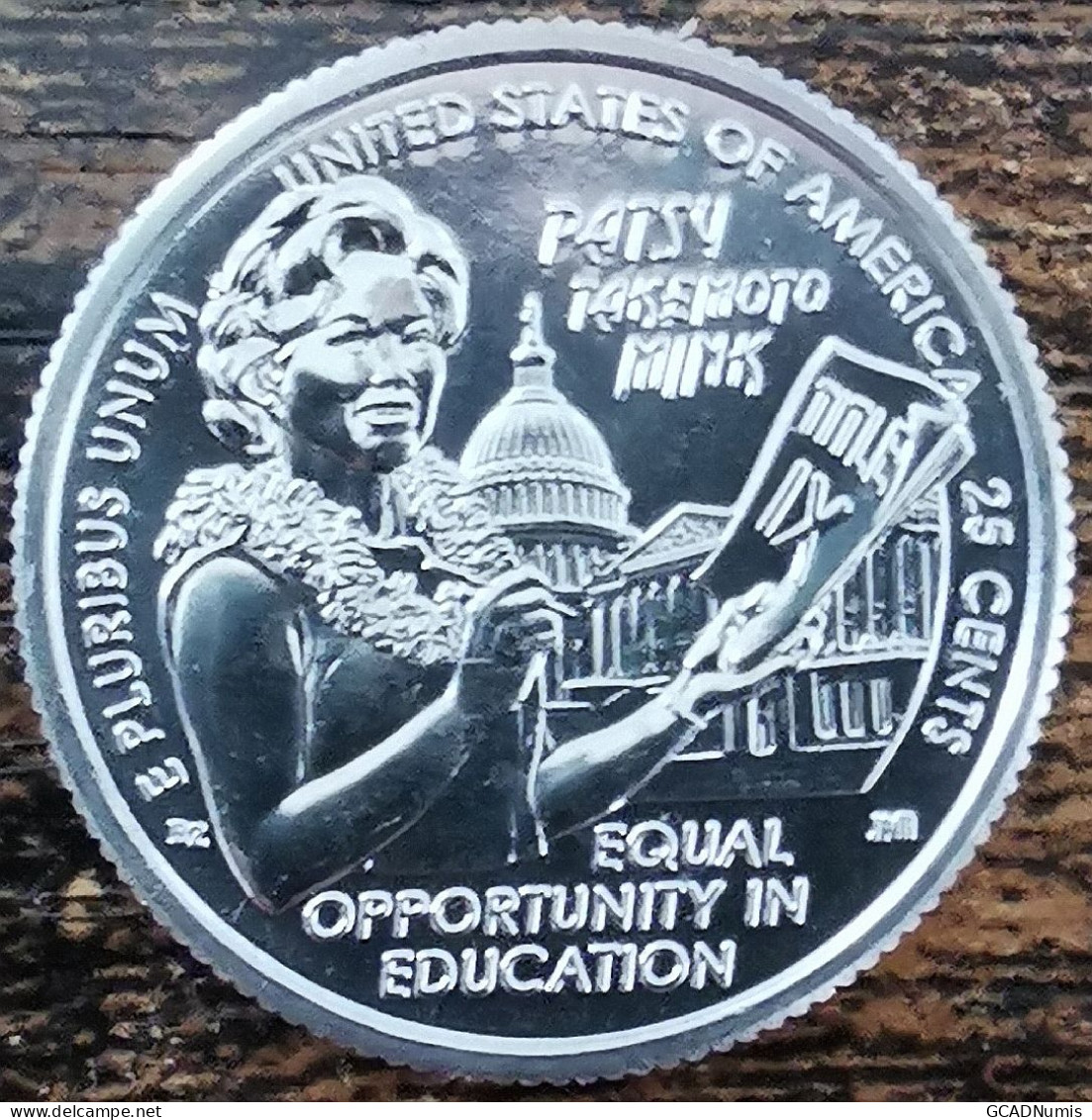 Quarter Dollar USA Patsy TAKEMOTO MINK - 2024 D - LIBERTY - American Woman - Non Classés