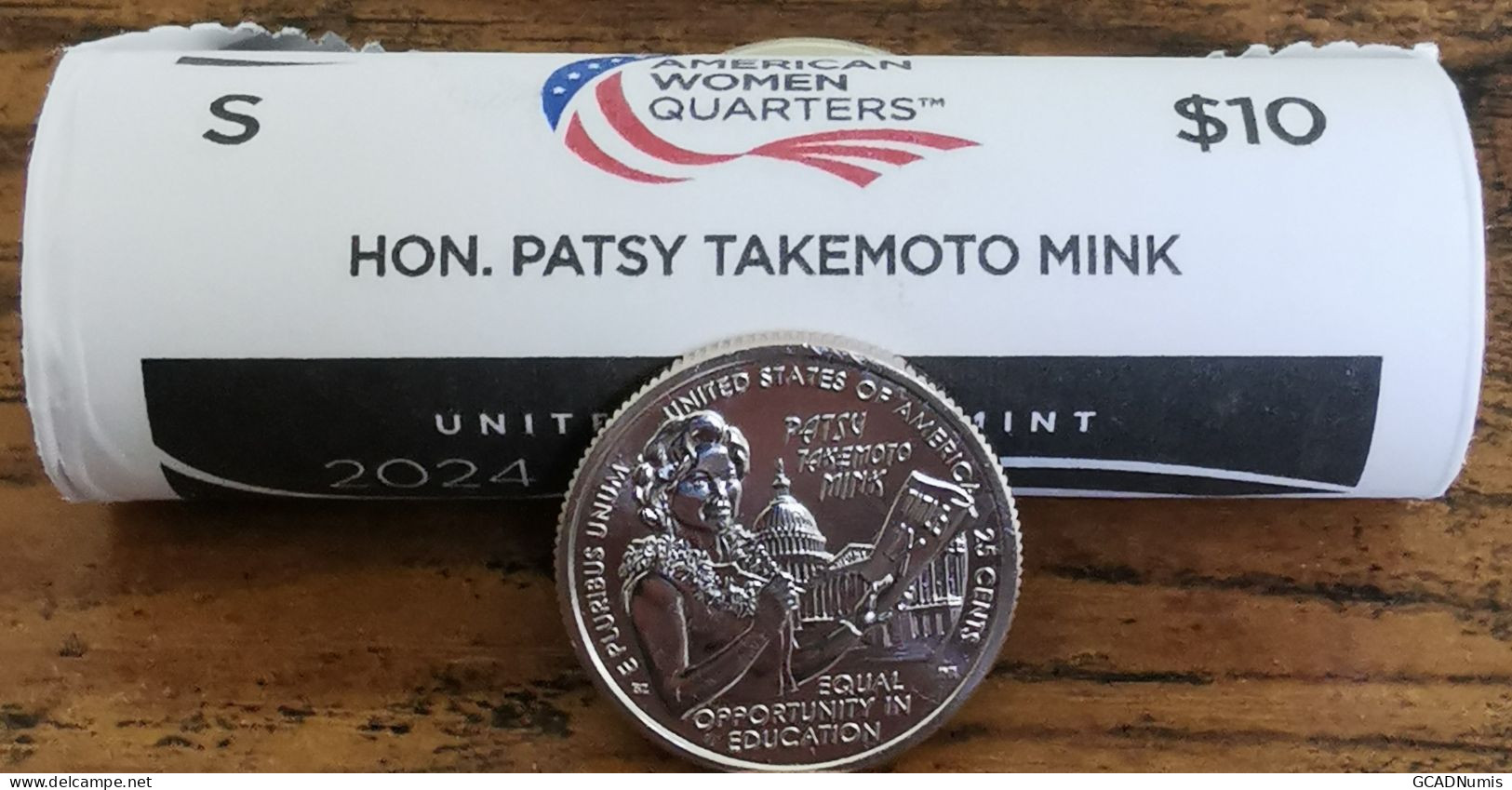 Quarter Dollar USA Patsy TAKEMOTO MINK - 2024 S - LIBERTY - American Woman - Non Classificati