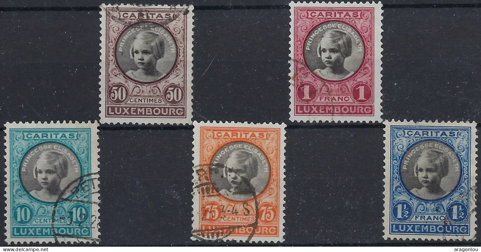 Luxembourg - Luxemburg - Timbres - 1927   Caritas   Princesse Elisabeth   Série   ° - Used Stamps
