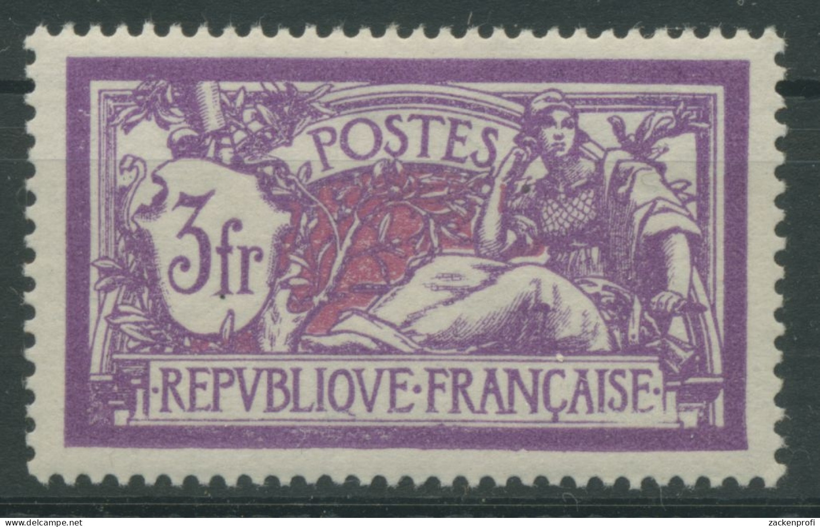 Frankreich 1927 Freimarke Allegorie 222 Mit Falz - 1900-27 Merson