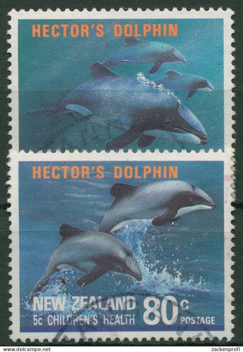 Neuseeland 1991 Gesundheit Der Kinder Delphin 1195/96 Gestempelt - Oblitérés