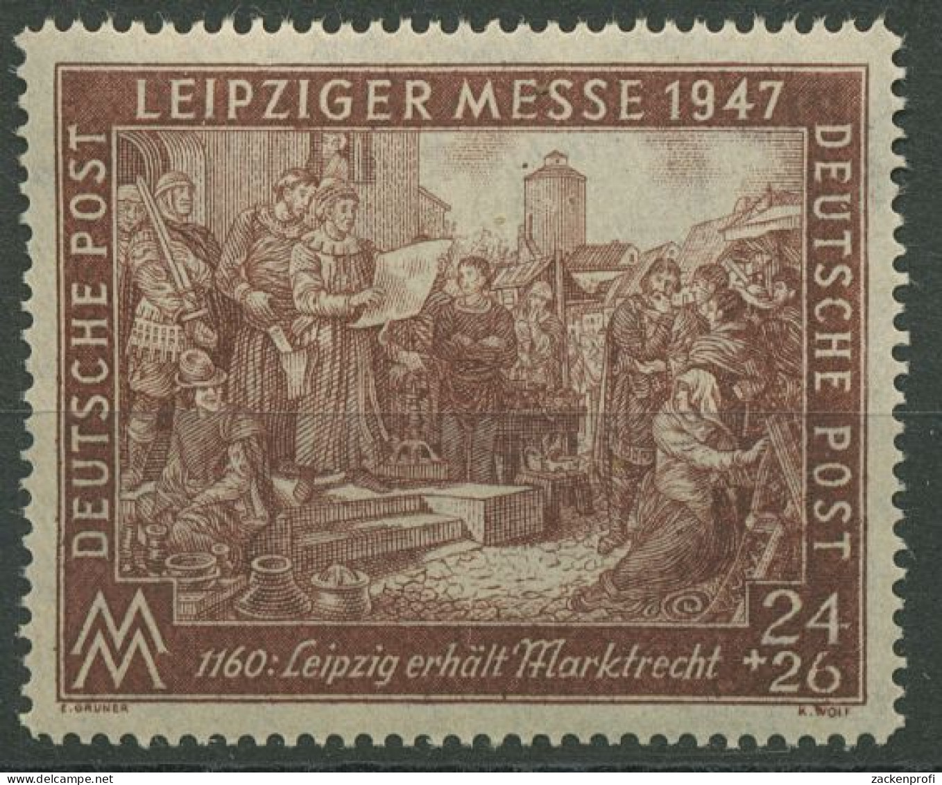 Alliierte Besetzung 1947 Leipziger Messe 941 I D Postfrisch - Mint
