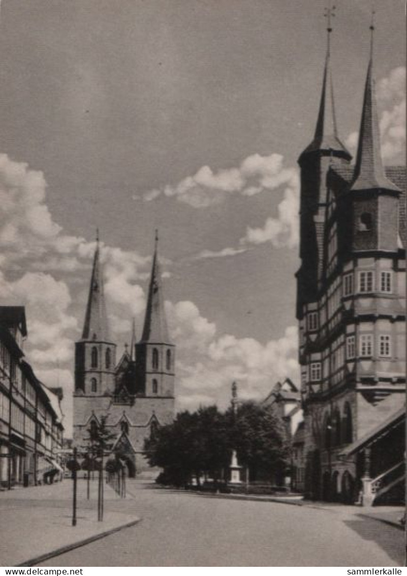 40394 - Duderstadt - Rathaus Und Marktstrasse - Ca. 1955 - Duderstadt