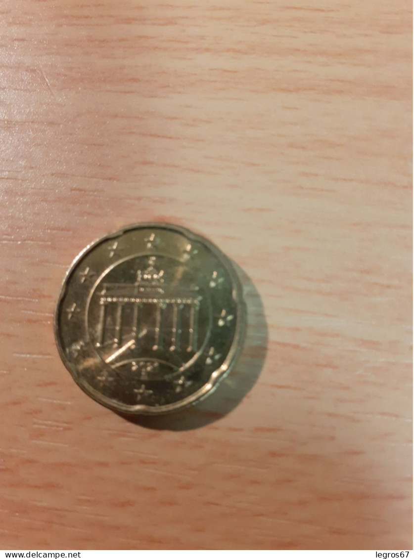 PIECE DE 20 CT ALLEMAGNE  2021 D - Allemagne