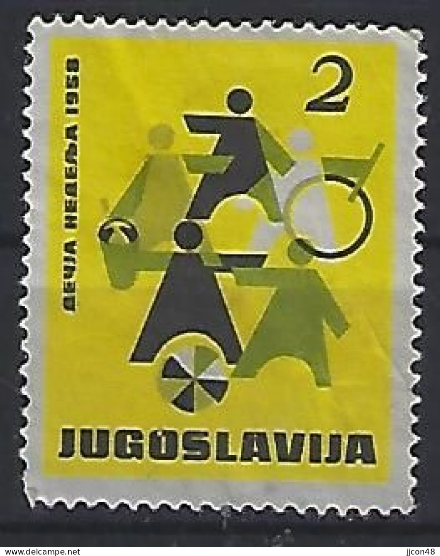 Jugoslavia 1958  Zwangszuschlagsmarken (*) MM  Mi.21 - Wohlfahrtsmarken