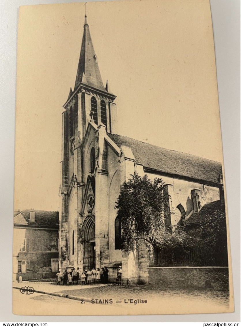 CPA - 93 - STAINS - L' Eglise - 2 - Stains