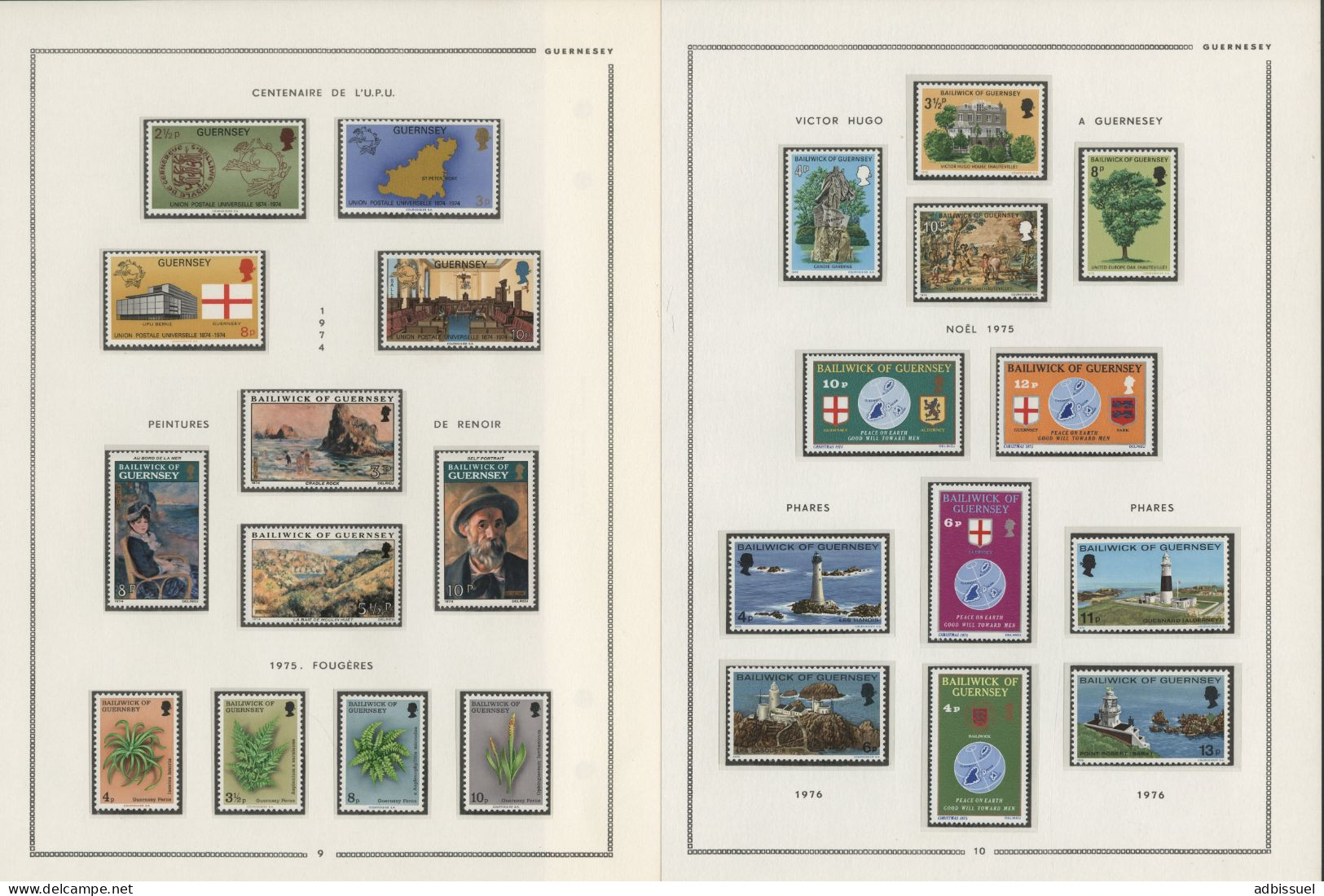 GUERNESEY Collection De 1968 à 1988 Neufs ** (MNH) Cote Totale 583,60 € Voir Suite Et 19 Photos - Verzamelingen