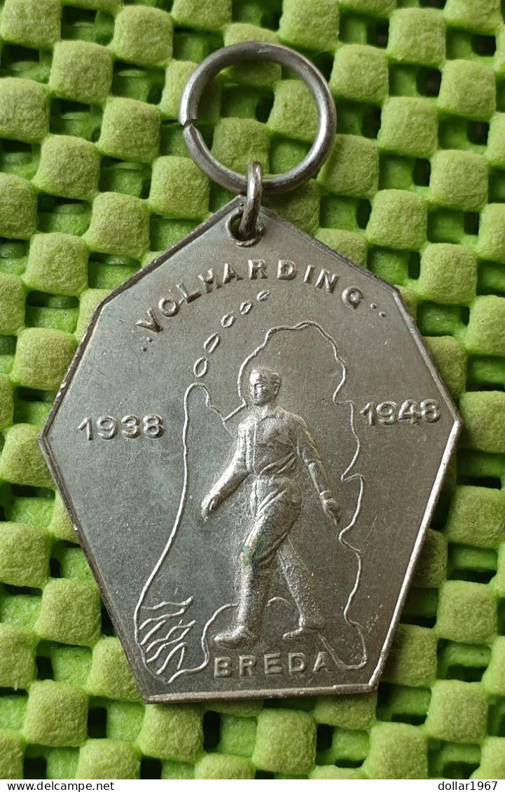 Medaile : Volharding Breda - 1938 - 1948 (Perseverantia)  -  Original Foto  !!  Medallion  Dutch - Sonstige & Ohne Zuordnung