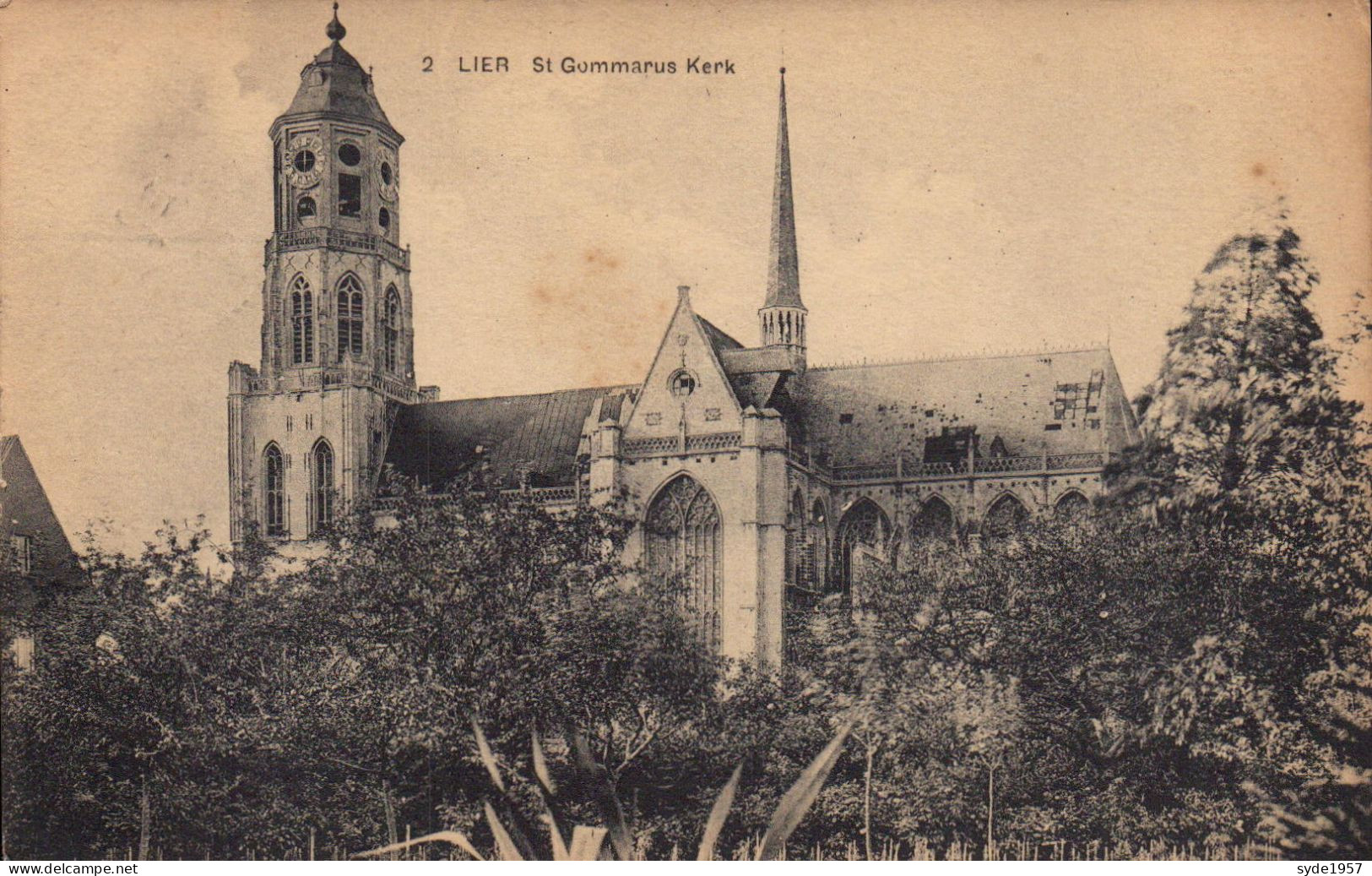 Lier - St Gommarus Kerk - Uitg. J. Vander Halen N°2 - Lier