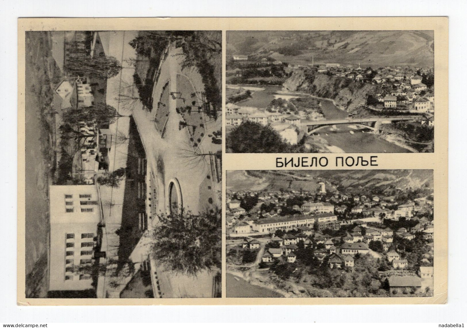 1958. YUGOSLAVIA,SERBIA,BIJELO POLJE,MULTI VIEW,POSTCARD,USED - Yugoslavia