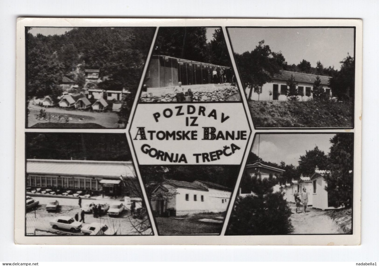 1972. YUGOSLAVIA,SERBIA,GORNJA TREPCA ATHOMIC SPA,MULTI VIEW,POSTCARD,USED - Yugoslavia