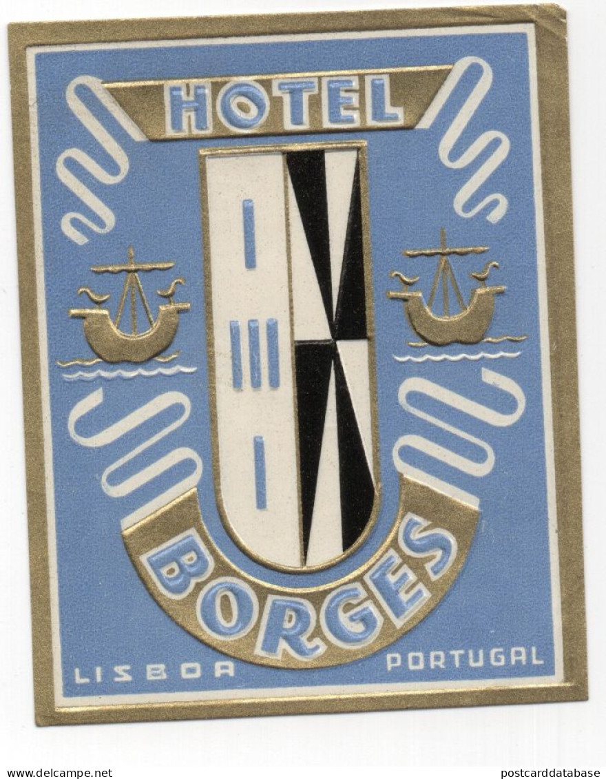 Hotel Borges - Lisboa - Hotelaufkleber