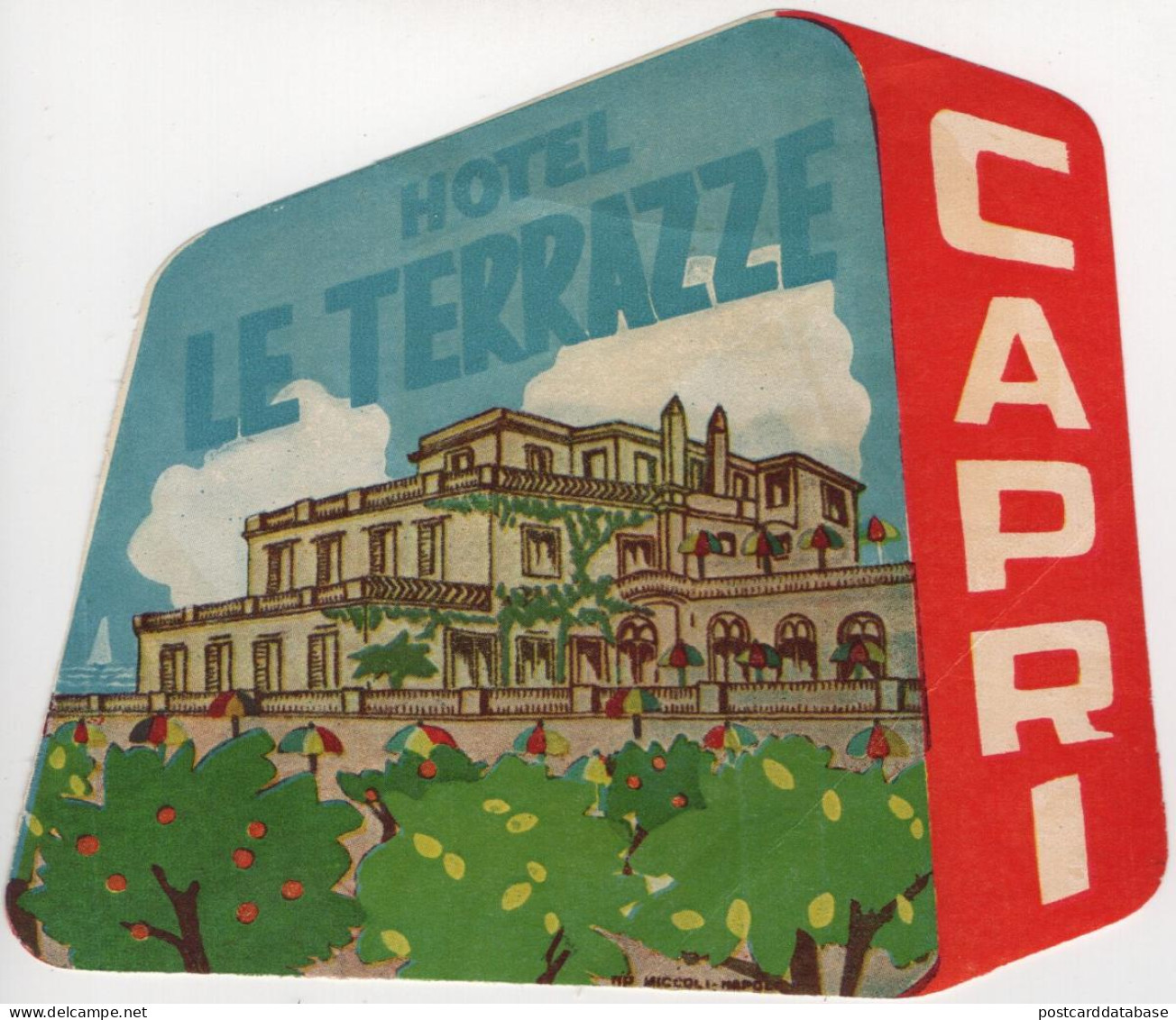 Hotel Le Terrazze - Capri - Etiquettes D'hotels