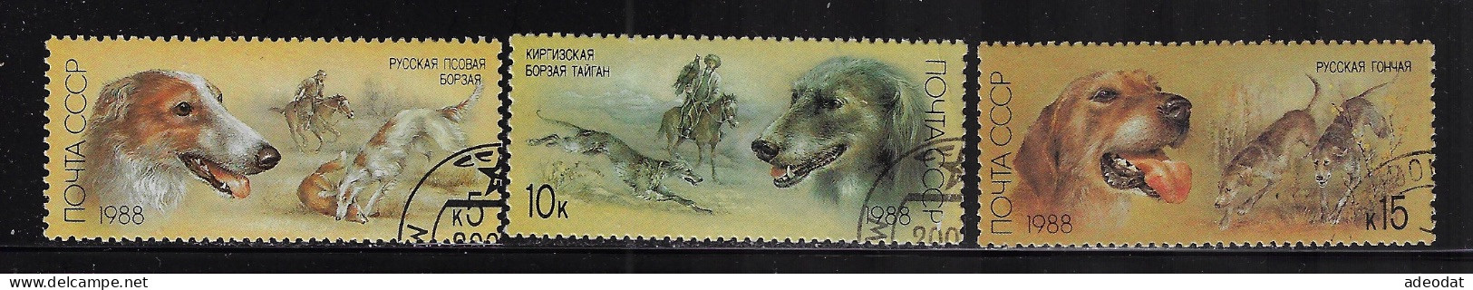 RUSSIA 1988 SCOTT #5667-5669     USED - Usati