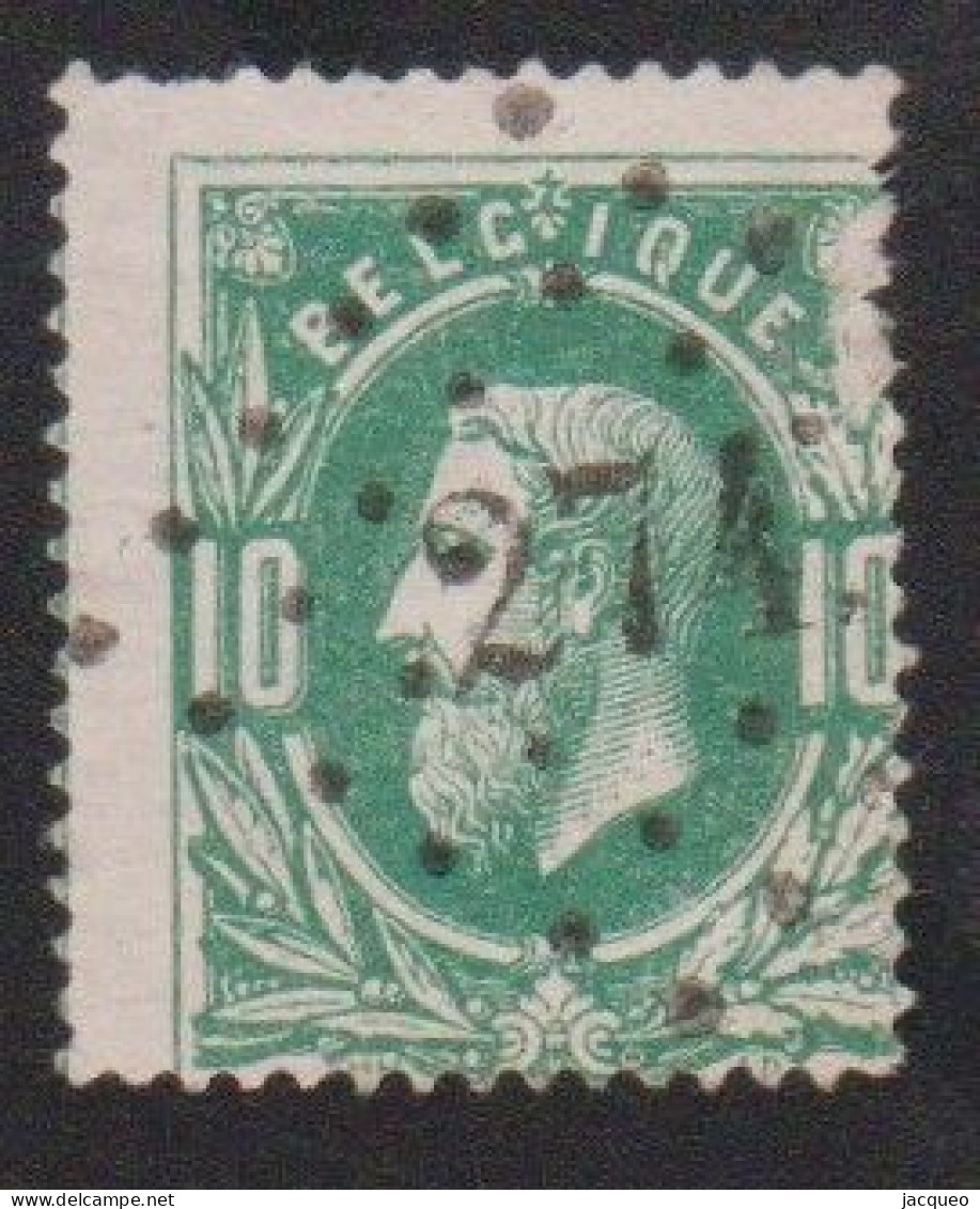 N°30  N°274 NEVELE  OBL A POINT - 1869-1883 Leopold II