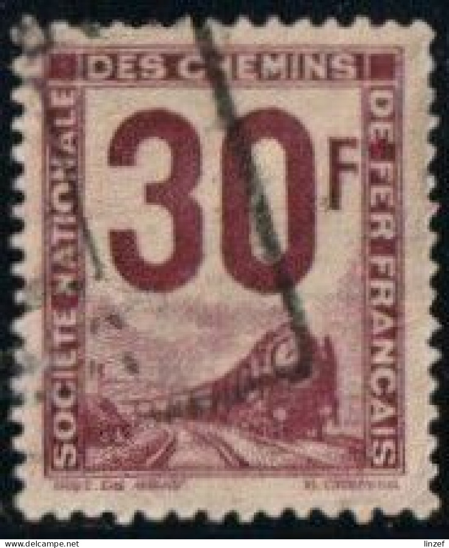 France 1944 Petits Colis Yv. N°12 - 30f Violet-rouge - Oblitéré - Usados