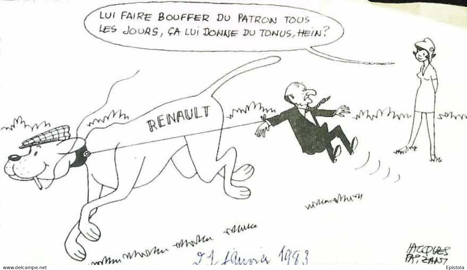 ► Coupure De Presse  Quotidien Le Figaro Jacques Faisant 1983 Renault Krasucki - 1950 à Nos Jours