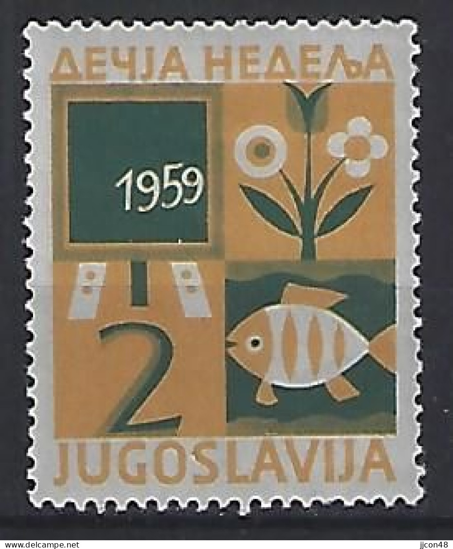 Jugoslavia 1959  Zwangszuschlagsmarken (*) MM  Mi.23 - Beneficenza