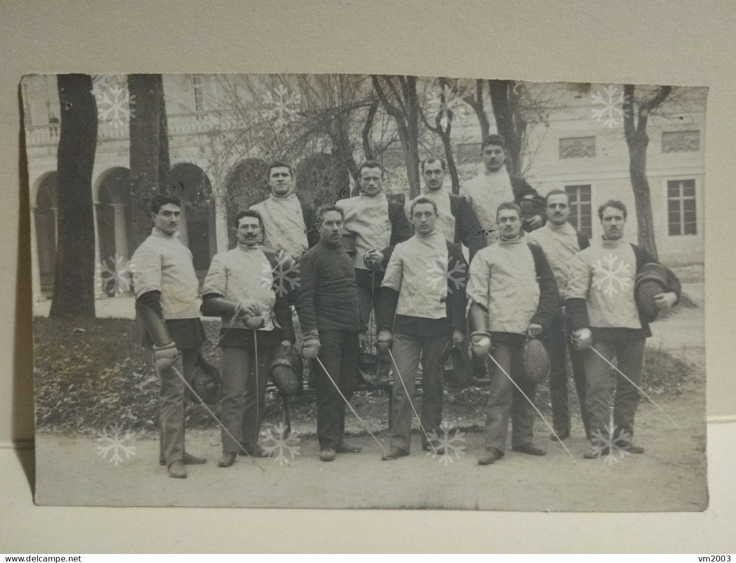 Italy Fencing Group Or Team. To Be Identified. Italia Gruppo Or Squadra Di Scherma. Da Identificare. 1913. Modena ? - Esgrima