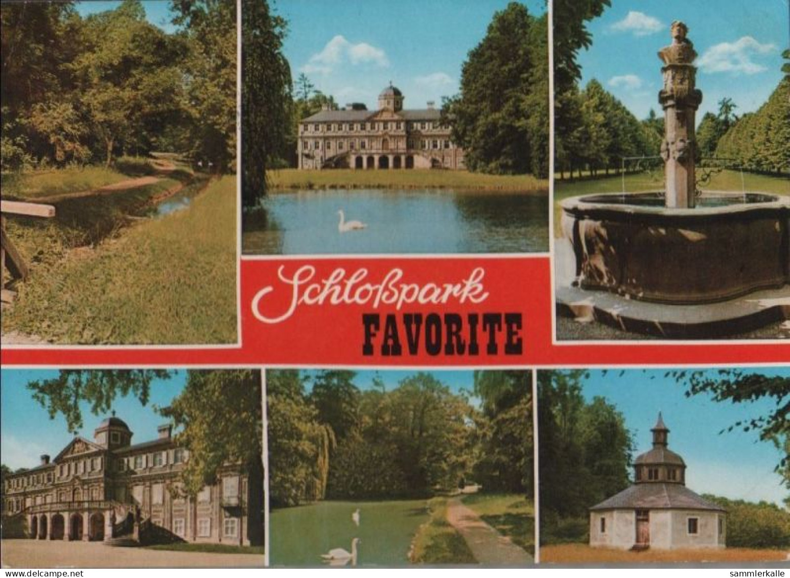 48276 - Rastatt-Niederbühl - Schlosspark Favorite - 1977 - Rastatt
