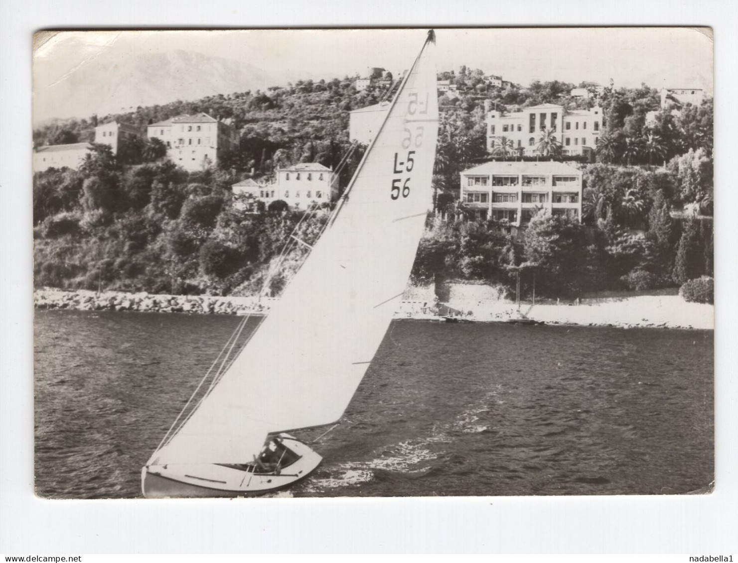 1964. YUGOSLAVIA,MONTENEGRO,HERCEG NOVI,SAILING BOAT,HOTEL BOKA,POSTCARD,USED - Yugoslavia