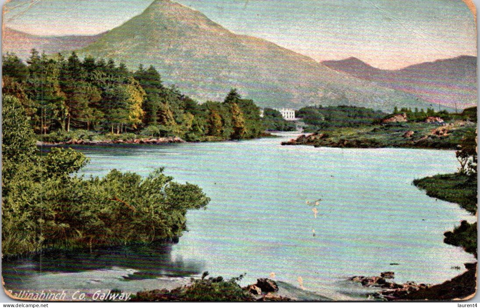 4-4-2024 (1 Z 1) Ireland (posted From Ireland To To Belfast 1907) Co Galway (lake) - Galway