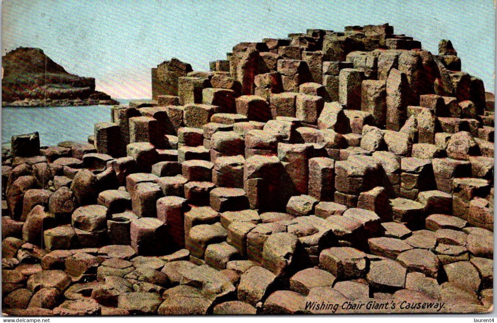 4-4-2024 (1 Z 1) Ireland (posted From Irelnd To To Belfast In 1910) Co Antrim Giant's Causeway (now UNESCO) - Antrim