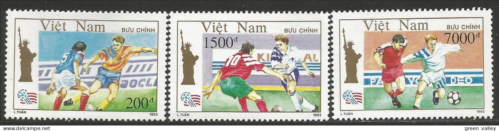 930 Vietnam 1993 Football Soccer USA MNH ** Neuf SC (VIE-47a) - 1994 – USA