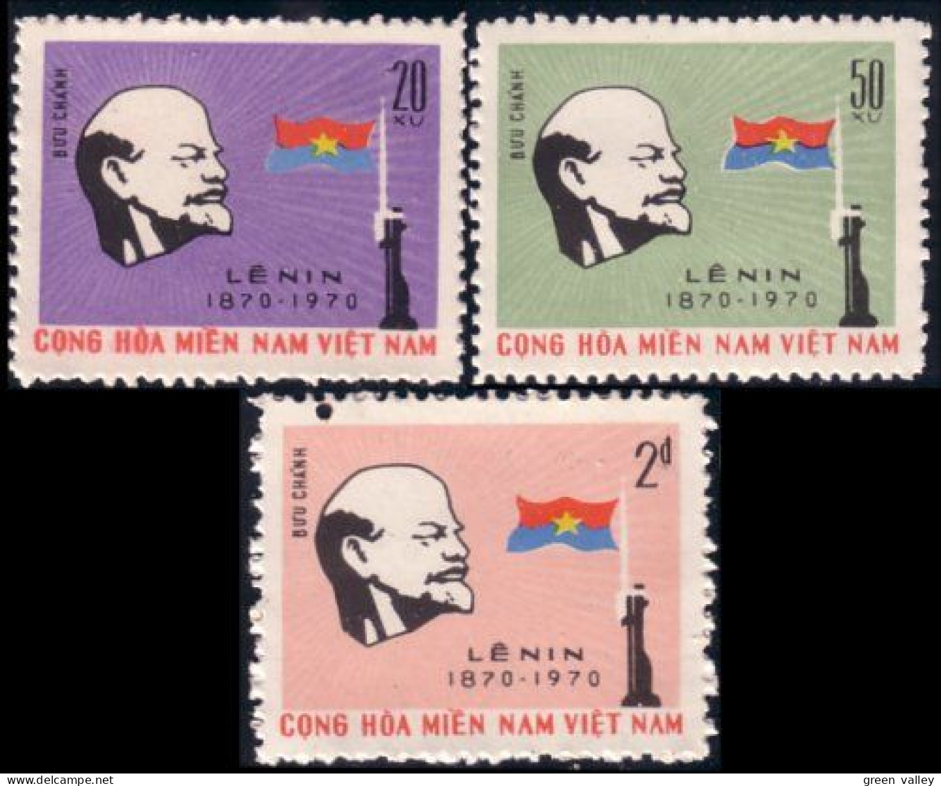 930 Vietnam Flag Drapeau Liberation Front MNH ** Neuf SC (VIE-13) - Sellos