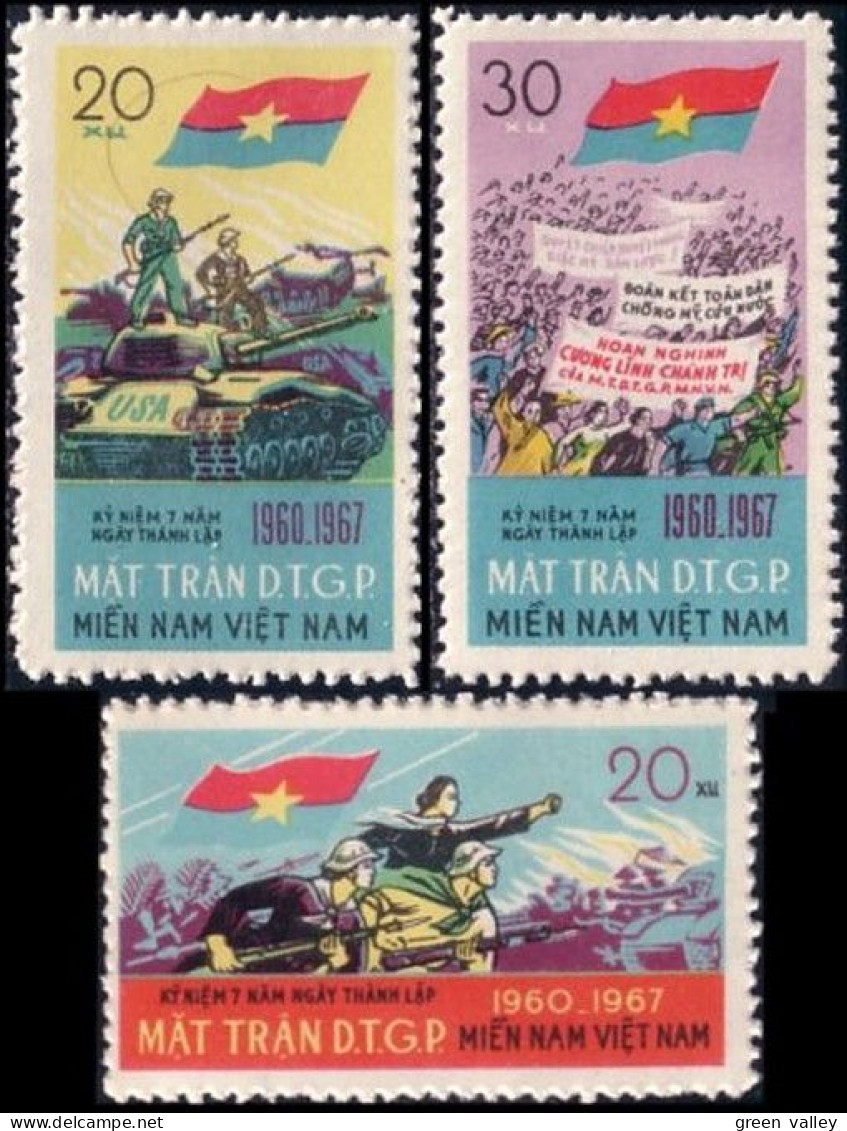 930 Vietnam Front Liberation Drapeau Flag MNH ** Neuf SC (VIE-17) - Sellos