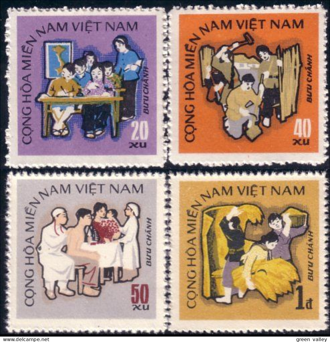 930 Vietnam School Ecole MNH ** Neuf SC (VIE-9b) - Andere & Zonder Classificatie