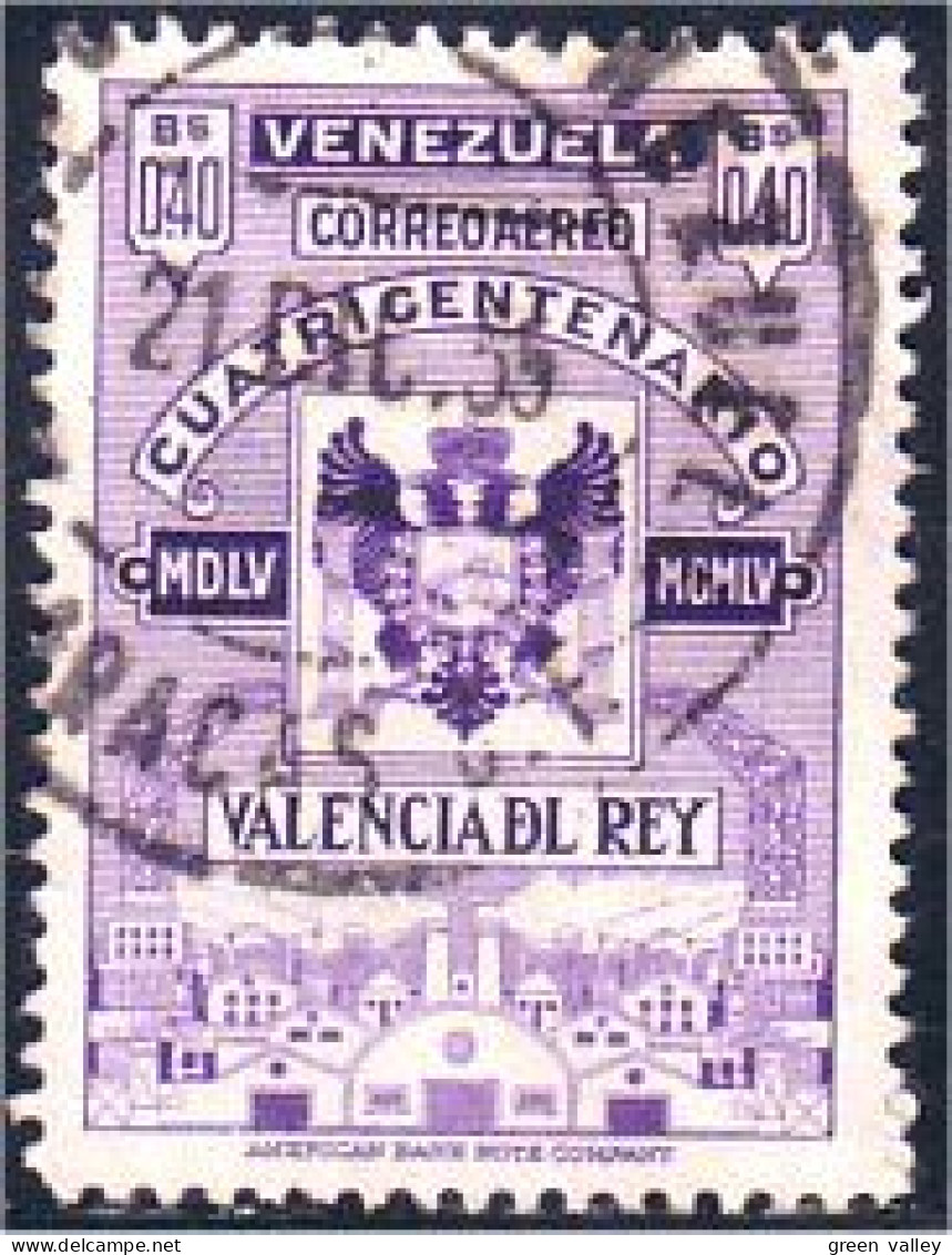 926 Venezuela Armoiries Valencia Del Rey Caot Of Arms (VEN-30) - Timbres