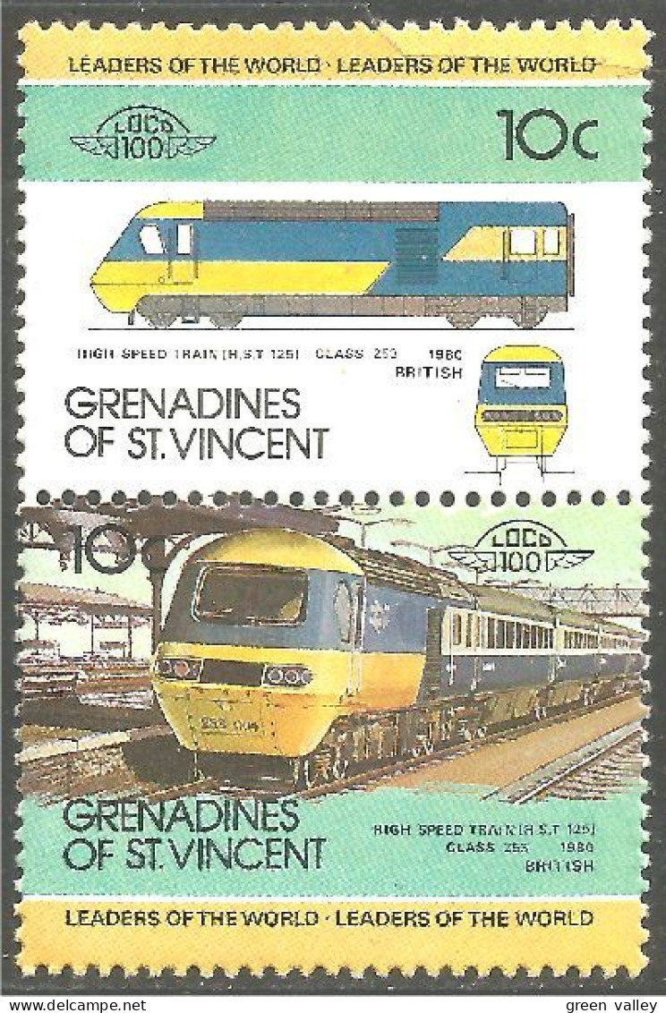 924 St Vincent Train Class 253 Locomotive MNH ** Neuf SC (VIN-157b) - St.Vincent & Grenadines