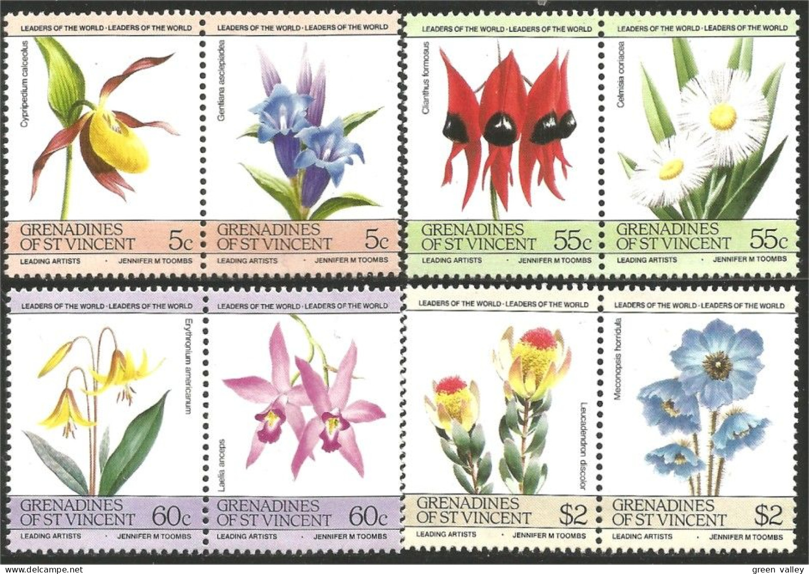 924 St Vincent Lady Princess Di Diana Coat Arms Armoiries MNH ** Neuf SC (VIN-154) - Stamps