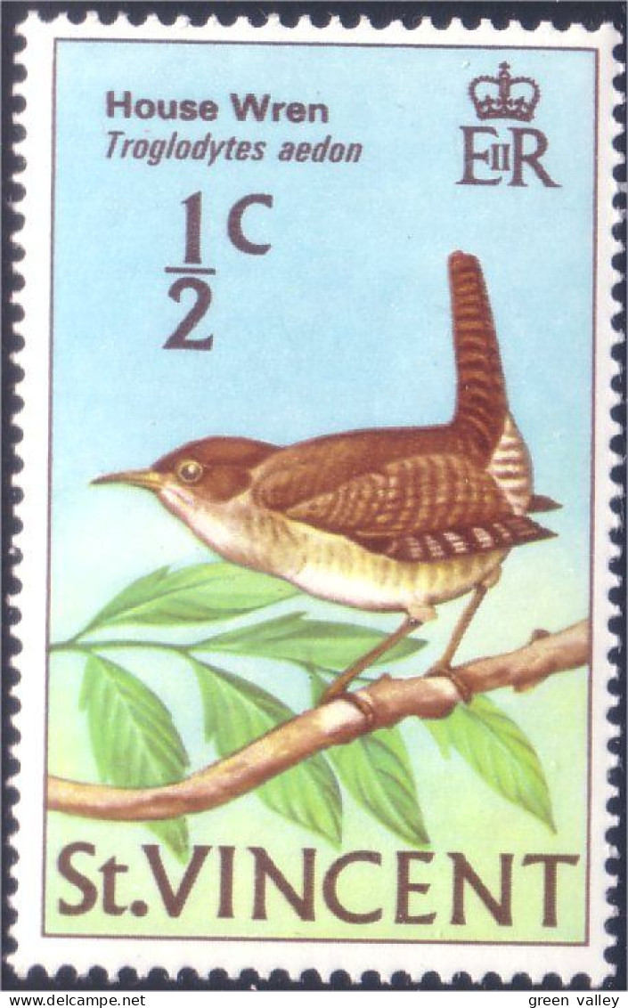 924 St Vincent Bird House Wren Oiseau MNH ** Neuf SC (VIN-21a) - St.Vincent (1979-...)